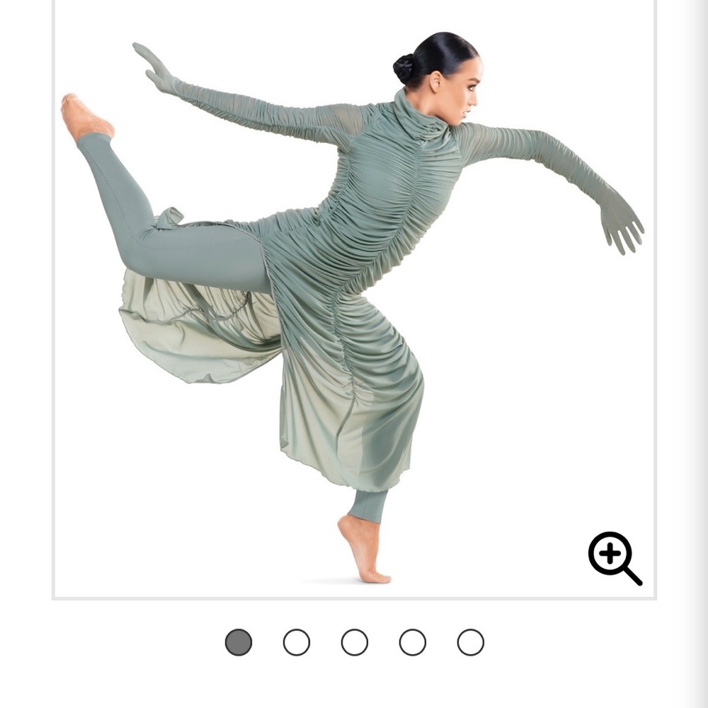 Revolution Dance Costume in Sage Green